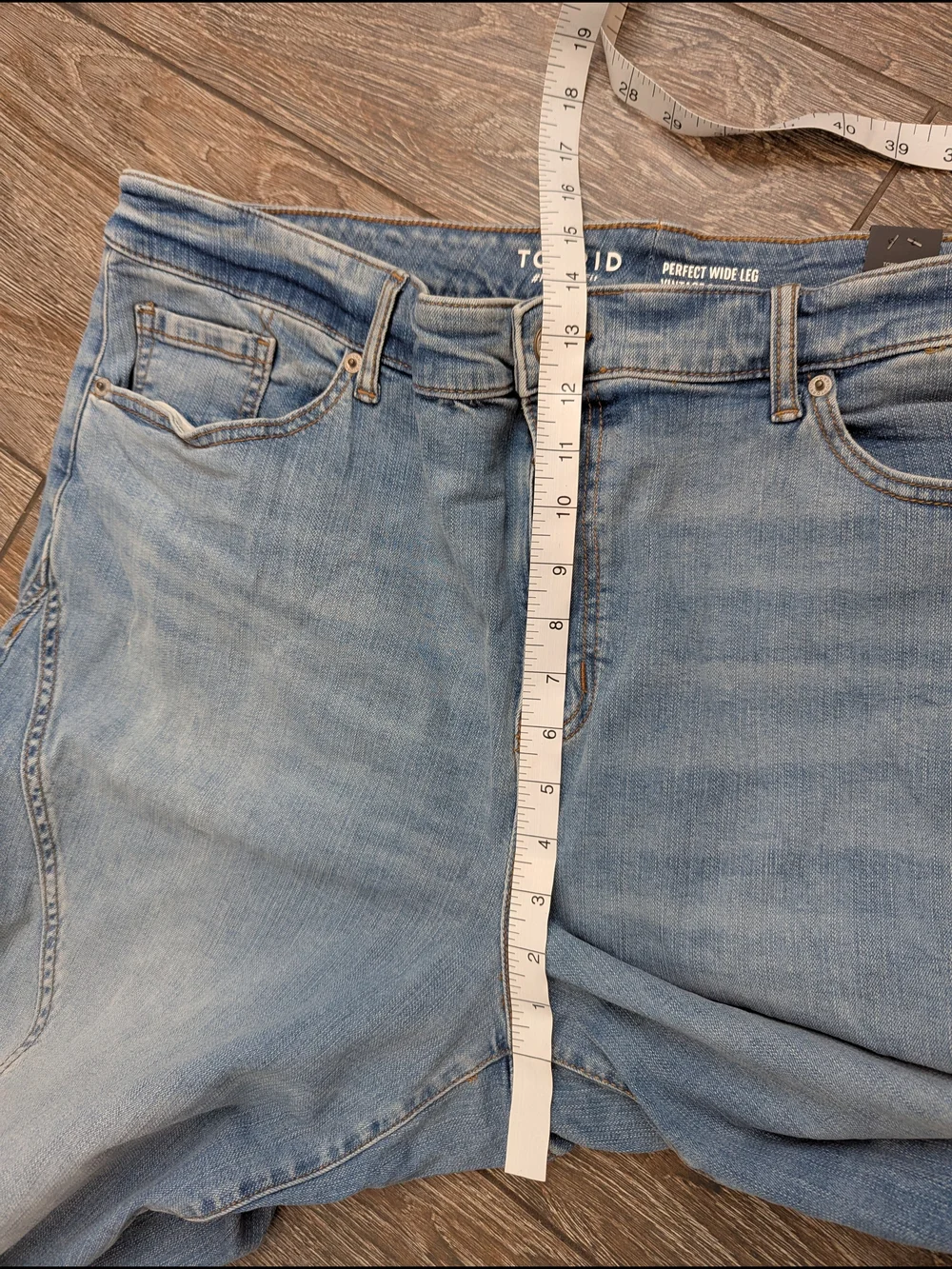 NWT Torrid Perfect Wide Leg Vintage Stretch Twisted Seam Jeans Size 22 Reg New - Picture 9 of 11